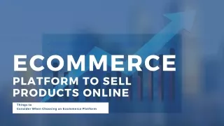 ecommerce platform to sell products online