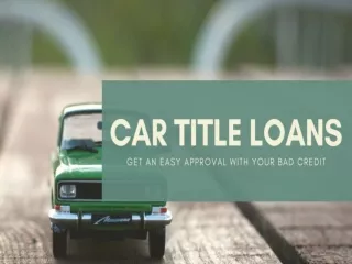 How to Get Instant Approval on Car Title Loans Toronto?