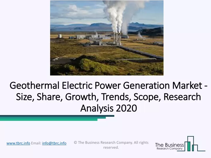 geothermal electric power generation geothermal