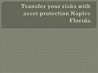 Asset protection Naples Florida