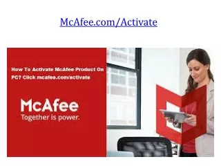 mcafee com activate