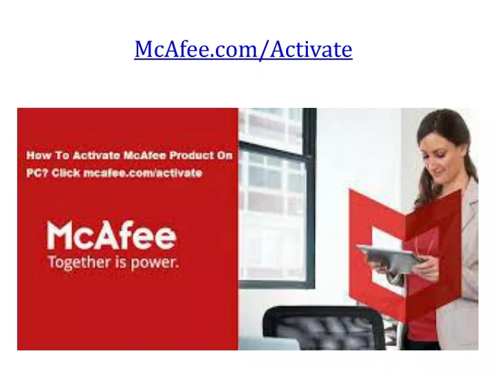 mcafee com activate