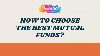 How to choose the best mutual funds?