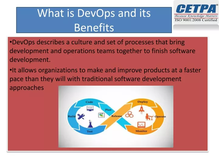 what is devops and its benefits