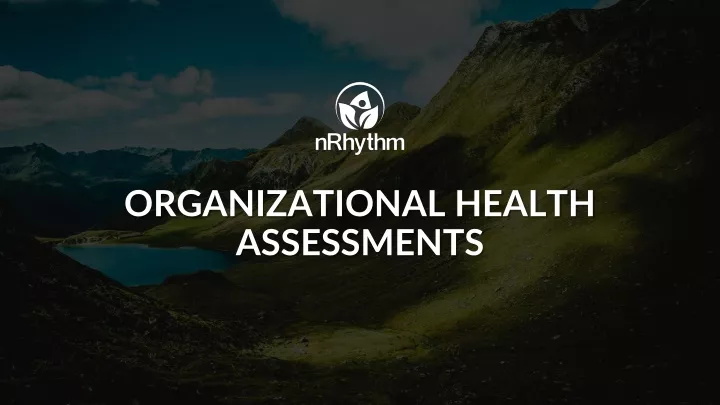 organizational health assessments