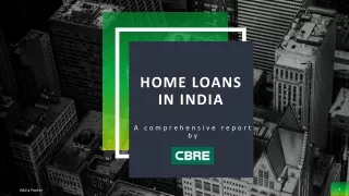 Home Loans in India by CBRE