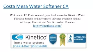 costa mesa water softener ca