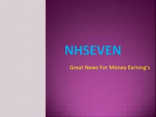 How making money on NH 7 App