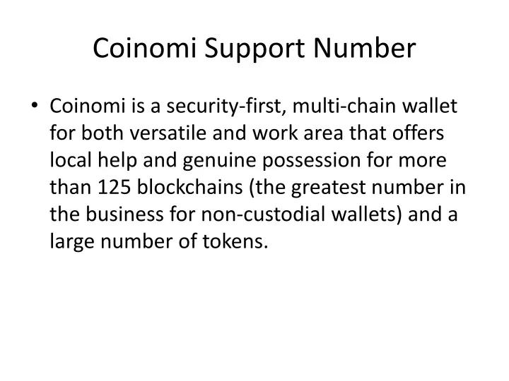 coinomi support number