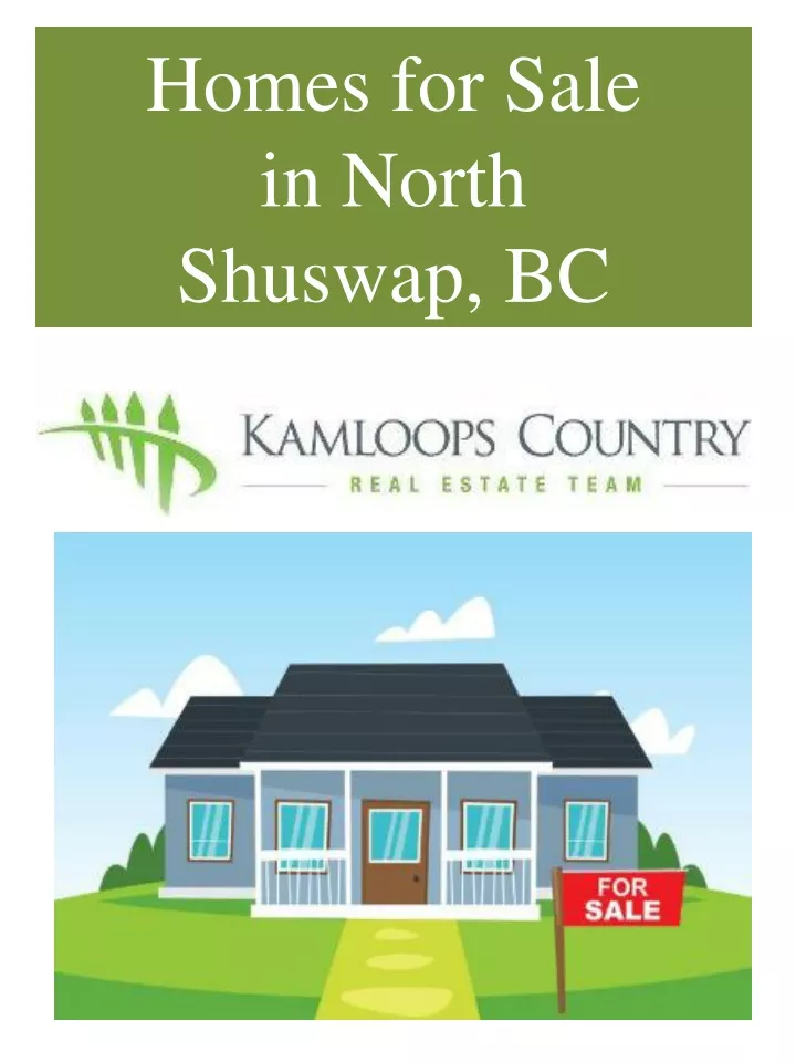 homes for sale in north shuswap bc