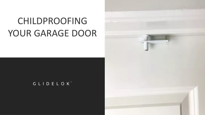 childproofing your garage door