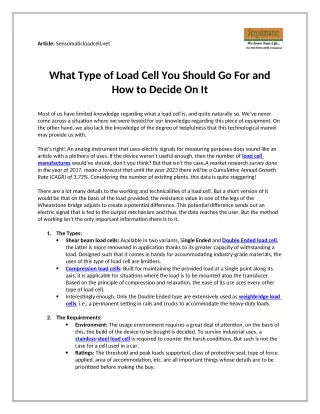 article sensomaticloadcell net