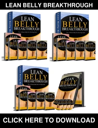 (PDF) Lean Belly Breakthrough System PDF Download: Dr. Heinrick & Bruce Krahn