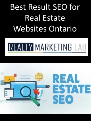Best Result SEO for Real Estate Websites Ontario