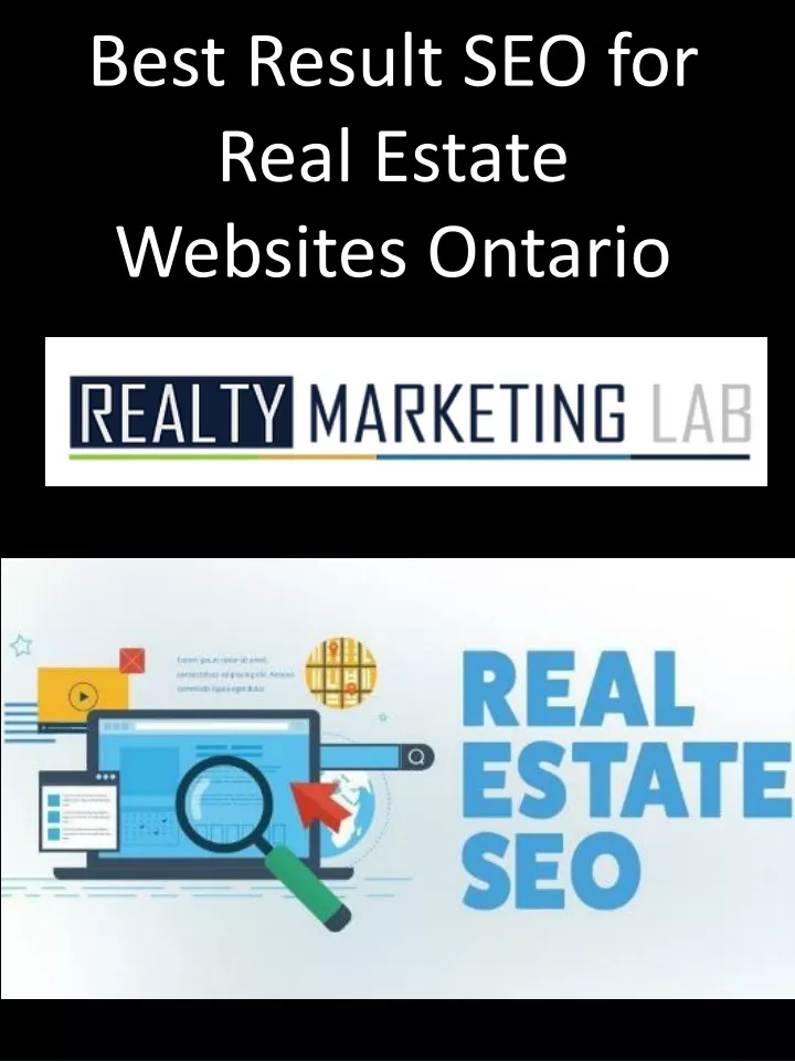 best result seo for real estate websites ontario