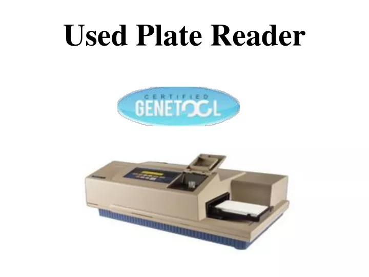 used plate reader