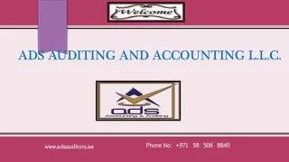 Tax Consultant in Dubai - Financial Auditors in Dubai