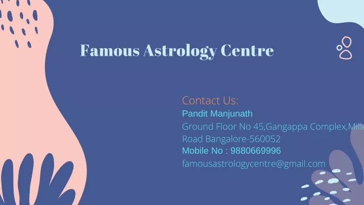 famous astrology centre