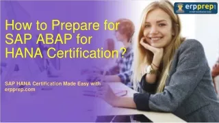 how to prepare for sap abap for hana certification