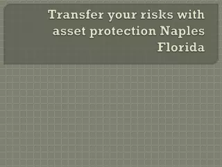Advanced Estate Tax Planning Naples Florida