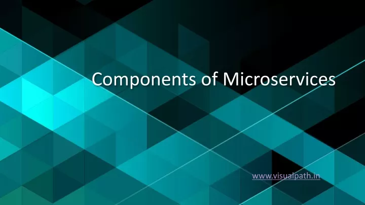 components of microservices