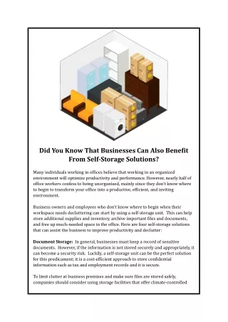 did you know that businesses can also benefit