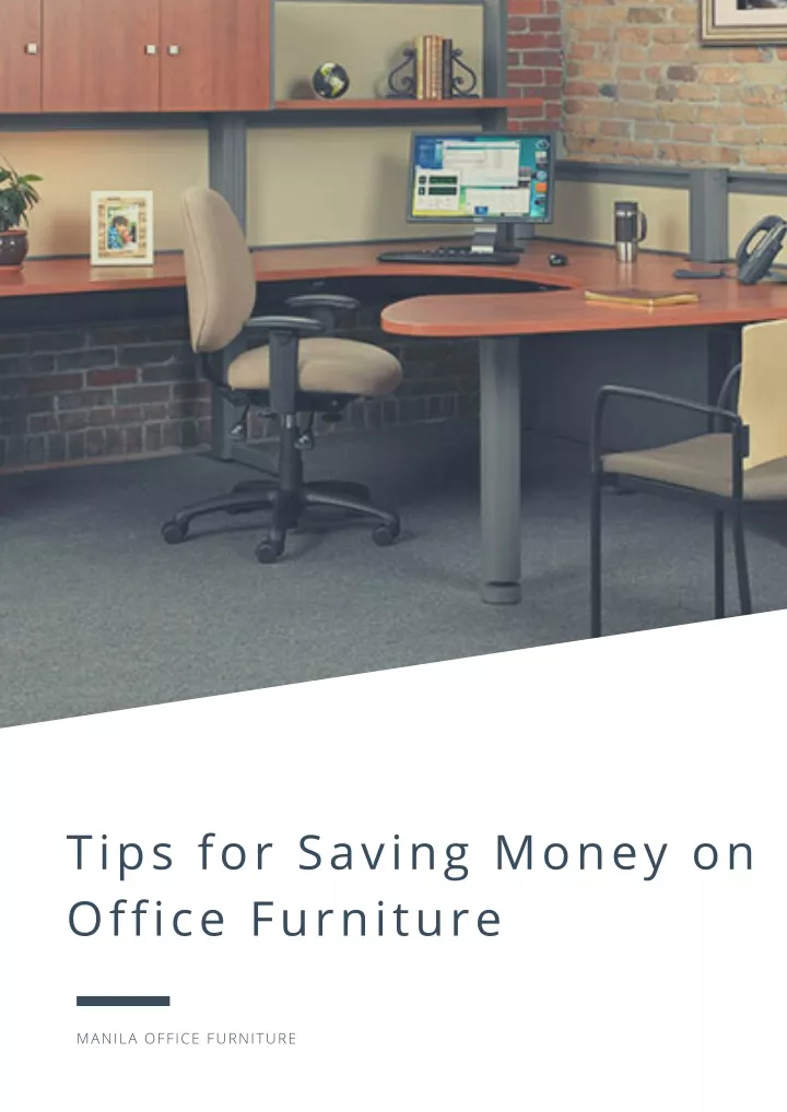 tips for saving money on office furniture