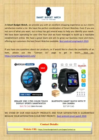 at smart budget watch we provide you with