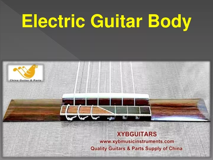 electric guitar body