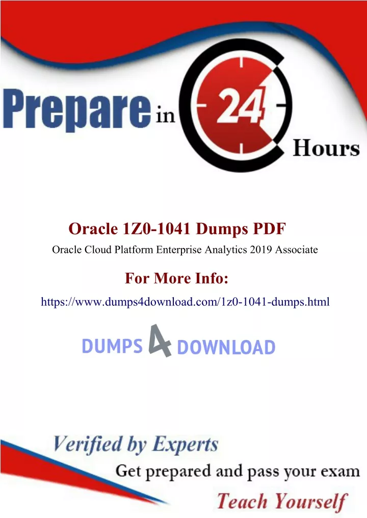 oracle 1z0 1041 dumps pdf
