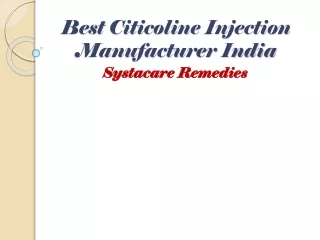 best citicoline injection manufacturer india