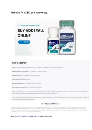 the cure for adhd and narcolepsy the cure