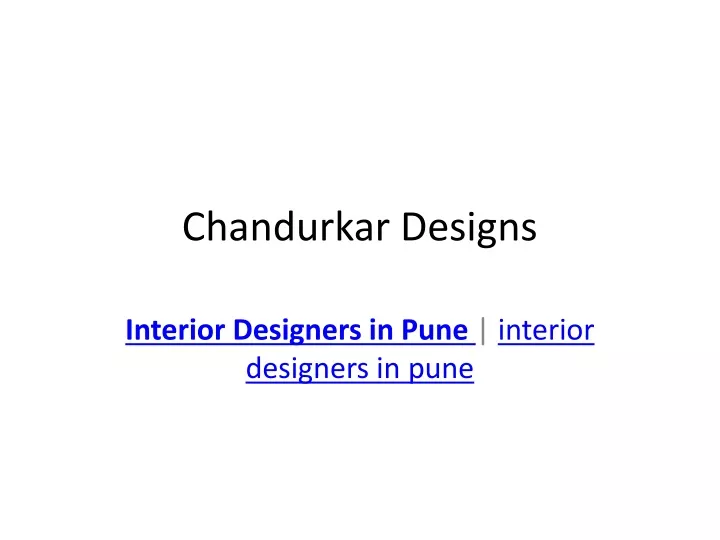 chandurkar designs