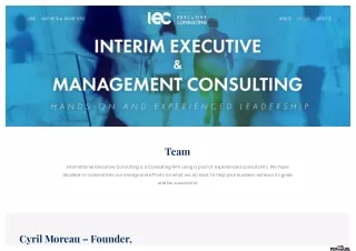 Know More About Us - International Executive Consulting LLC