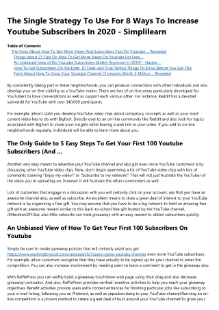 How To Get Your First 100 Subscribers On Youtube - Questions