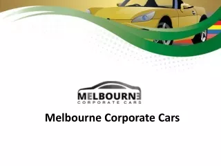 Chauffeur Car Melbourne
