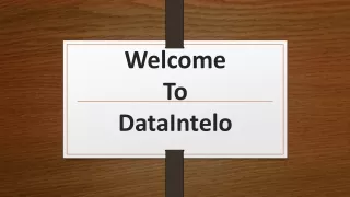 welcome to dataintelo