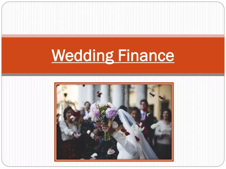 wedding finance