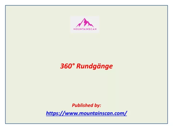 360 rundg nge published by https www mountainscan com