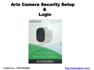 Arlo Netgear camera pdf