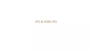 ipo asba ipo