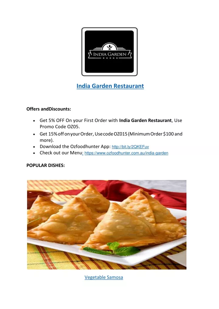 india garden restaurant