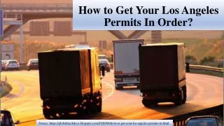 how to get your los angeles permits in order