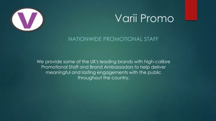 varii promo