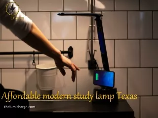 Affordable modern study lamp Texas