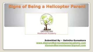 signs of being a helicopter p arent