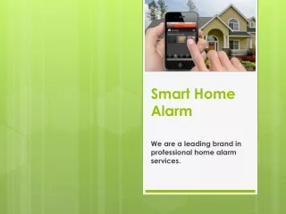 Smart Home Alarm Best Home Security Company Oceanside CA