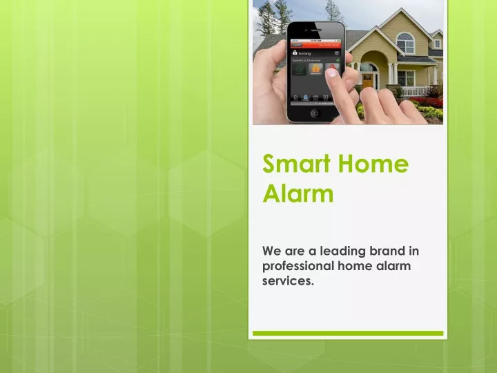 smart home alarm