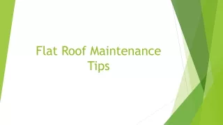 Roof Maintenance Tips You Should Know