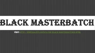 black masterbatch